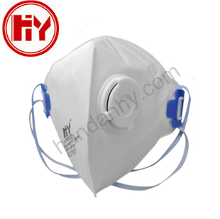 HY8222劳保防尘防毒口罩一次性工业无纺布口罩折叠呼吸阀口罩CE标准口罩FFP2恒永厂家批发